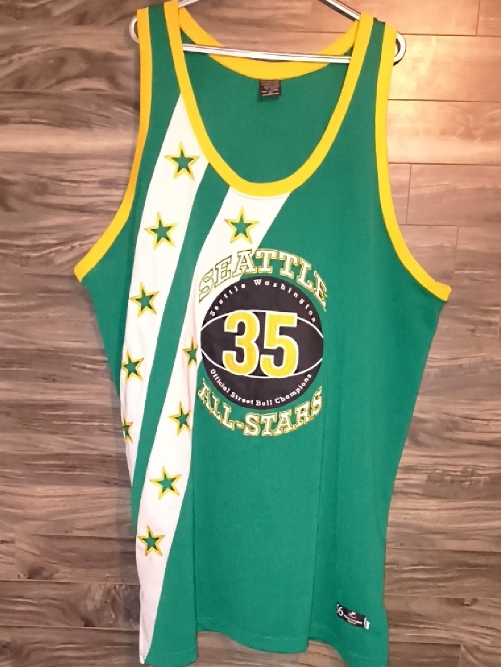 Seattle All-Stars Streetball Jersey #35 Kevin Durant Style - Size 56 3XL